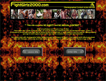 Tablet Screenshot of fightgirlz2000.com